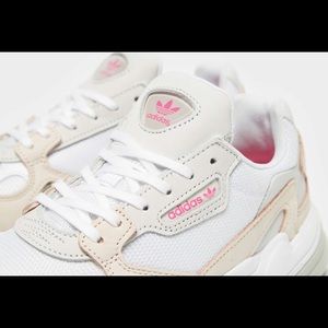 adidas falcon cream pink
